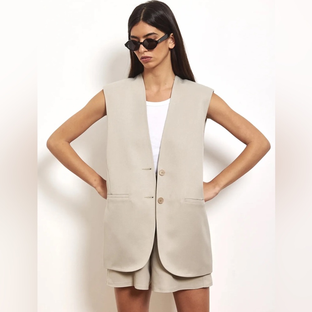 Oversized Tailored Daddy Vest